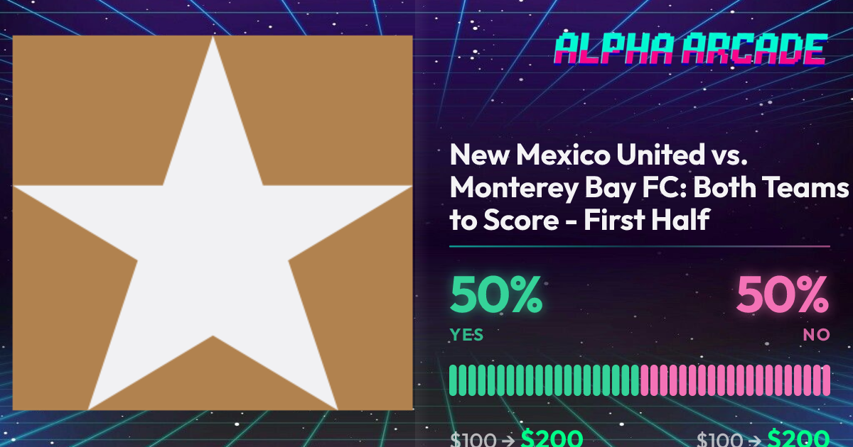 YES 50% / NO 50%