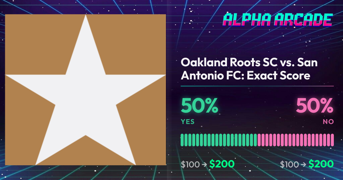YES 50% / NO 50%