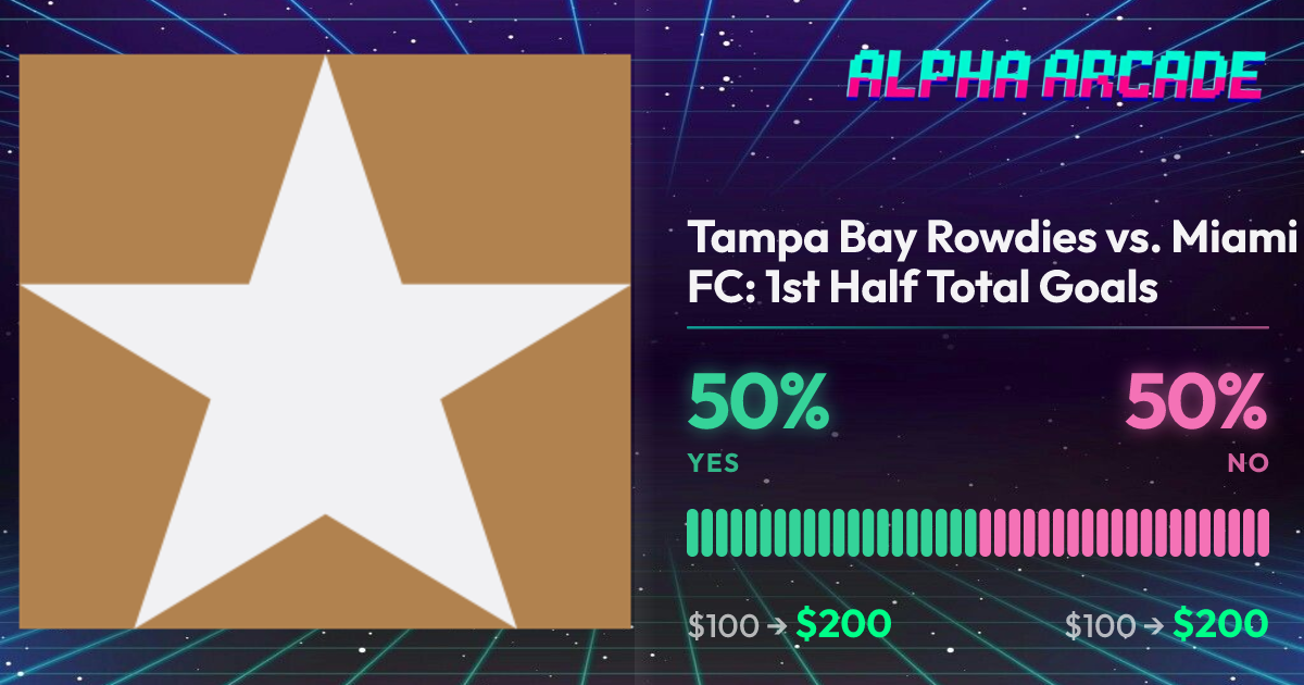 YES 50% / NO 50%