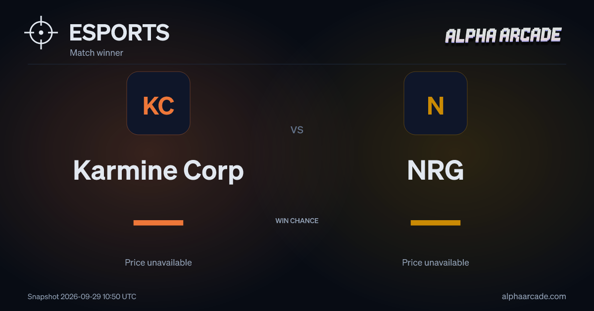 ESPORTS: Karmine Corp — / NRG —