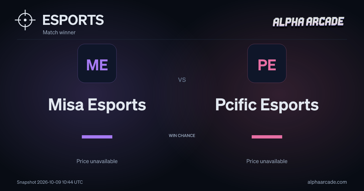 ESPORTS: Misa Esports — / Pcific Esports —
