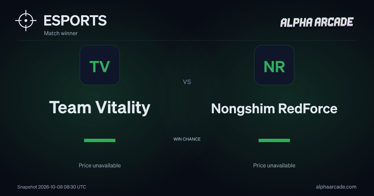 ESPORTS: Team Vitality — / Nongshim RedForce —