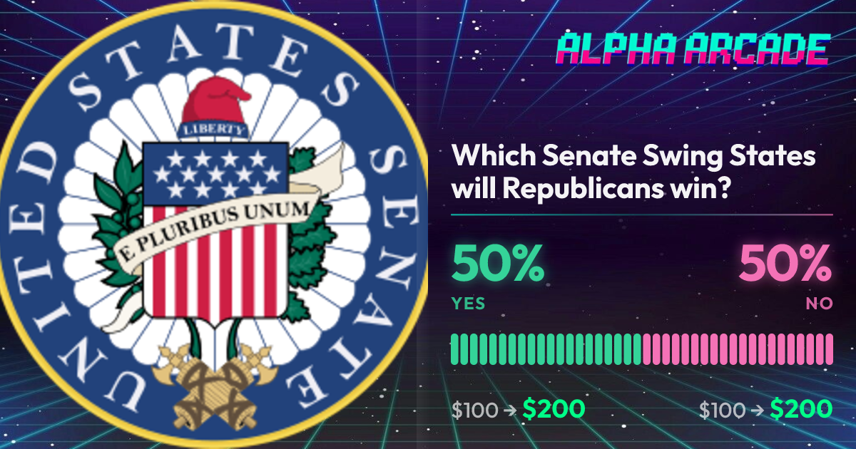 YES 50% / NO 50%