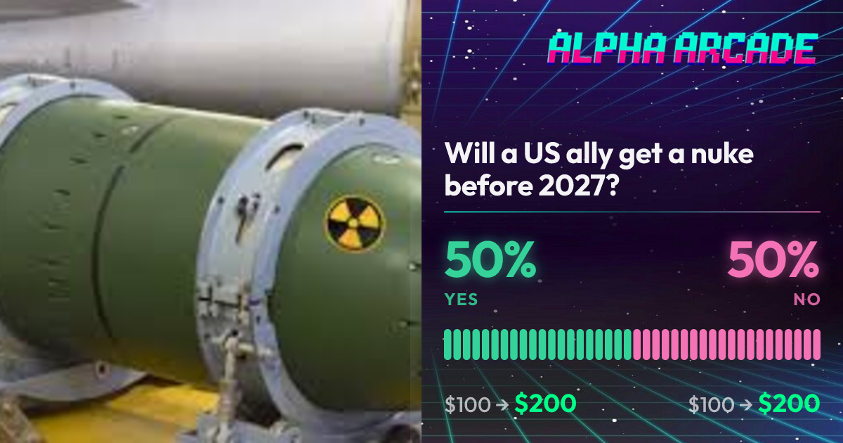 YES 50% / NO 50%