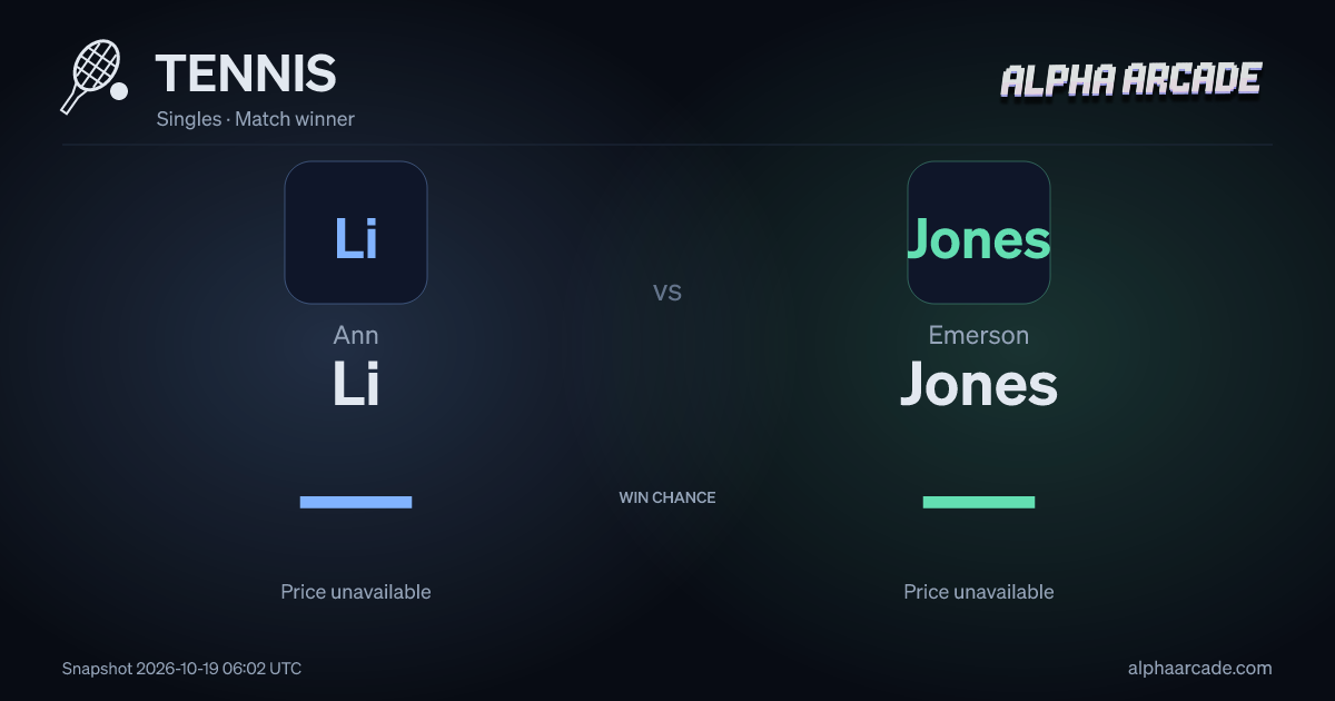 TENNIS: Ann Li — / Emerson Jones —