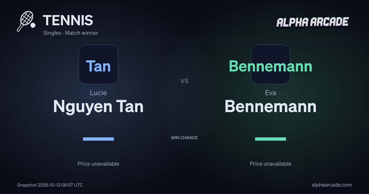 TENNIS: Lucie Nguyen Tan — / Eva Bennemann —