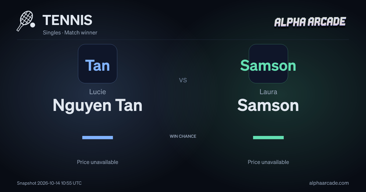 TENNIS: Lucie Nguyen Tan — / Laura Samson —